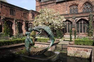 Well in the Cloisters of Chester Cathedral