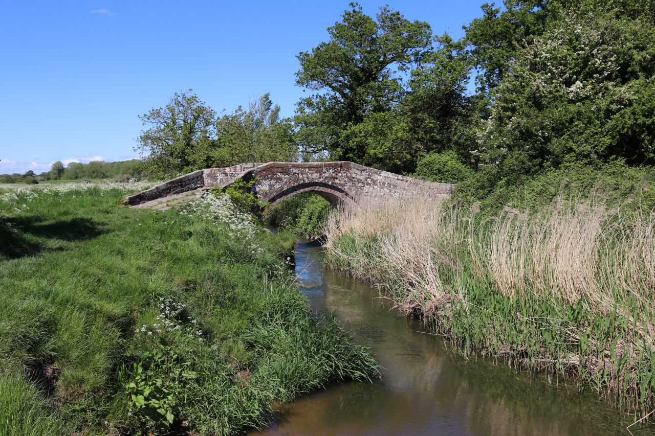 Hockenhull Bridge and River Gowy