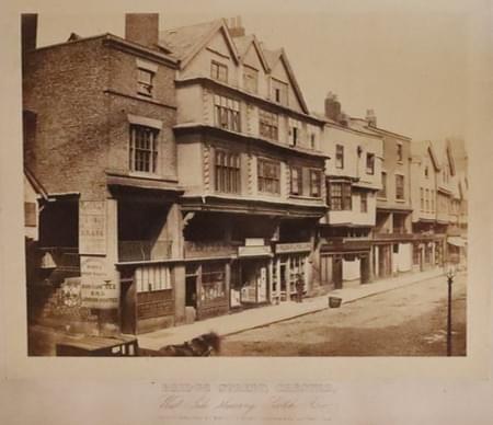 West Side of Bridge Street showing Scotch Row