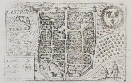 Chester Plan by Francesco Valeso c.1600