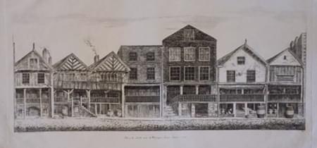 South Side of Watergate Street Chester, Batenham 1816