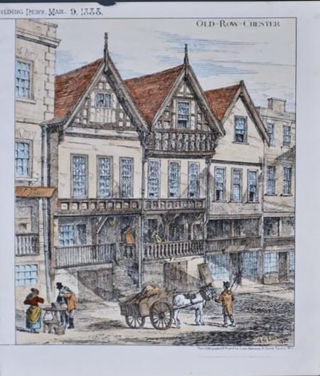 Old Rows of Chester 1888 - Building News