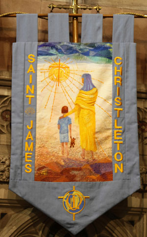  Mothers Union Banner by Dorothy Colley at St. James' Christleton