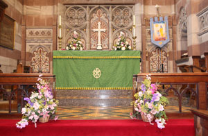 Altar at St. James' Christleton