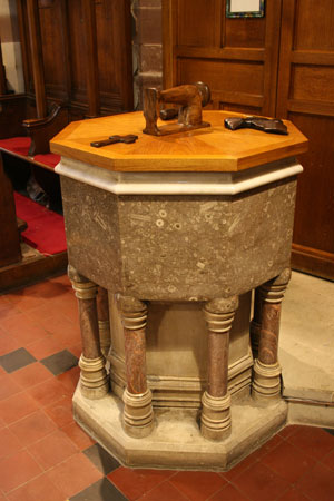 Font at St. James' Christleton