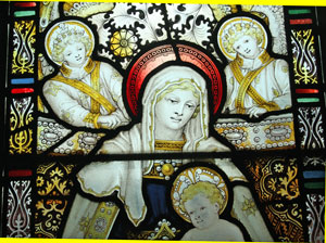 Madonna Kempe Window St. James' Christleton