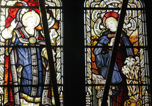 Annunciation Kempe window St. James' Christleton