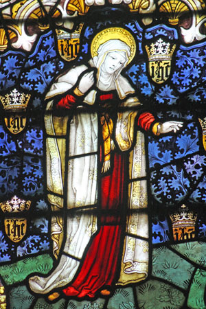 East Window Mary at St. James' Christleton