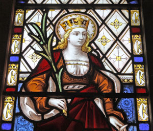 St. Catherine Window at St. James' Christleton