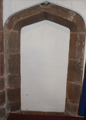 Original doorway to tower