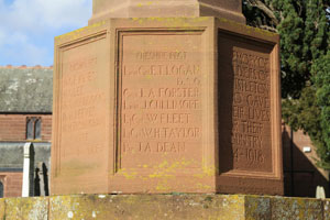 War Memorial Christleton