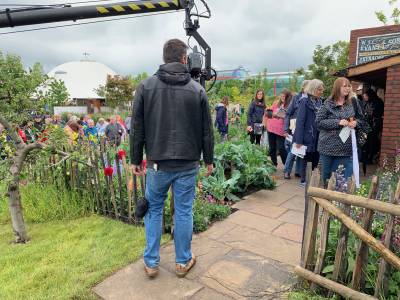 Filming NEC Cottage Garden