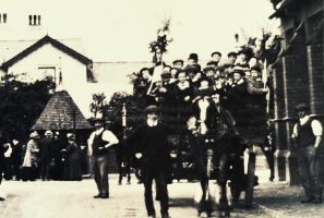 Boys outside School 1907