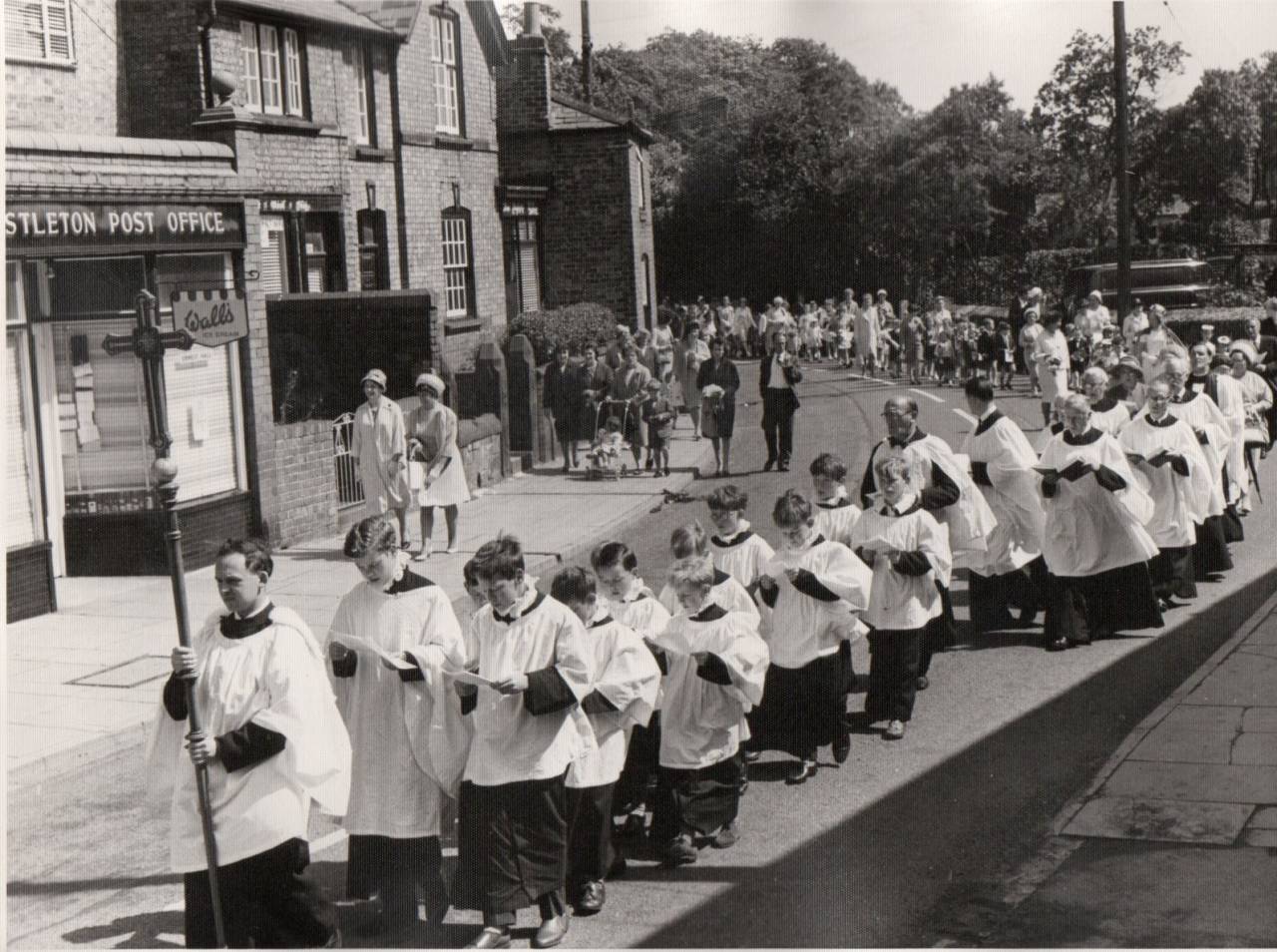  Church Choir St.James' Day, Christleton 1960's 