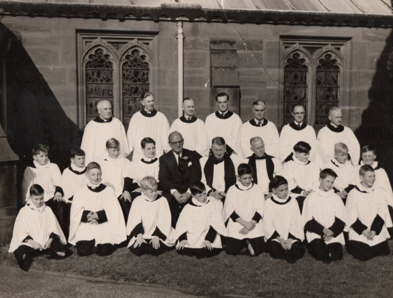  Church Chor St. James' Christleton with Cliff Boddy 2nd Back Row 