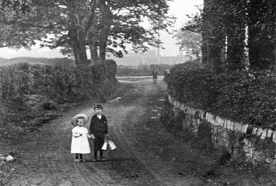  Children with milk jug 