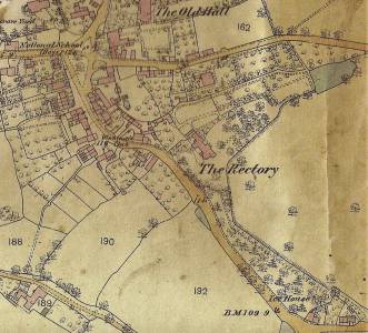  Map showing the Pond in Quarry Lane, Christleton 