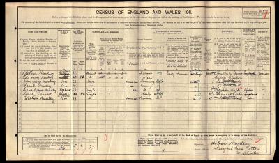  Walter Handley Census, Christleton 