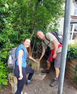  Alongside the Christleton / Rowton Boundary stone 