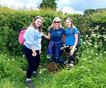  By the Saighton / Christleton Boundary stone 