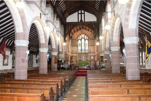 The Nave St James Christleton Butterfield desig