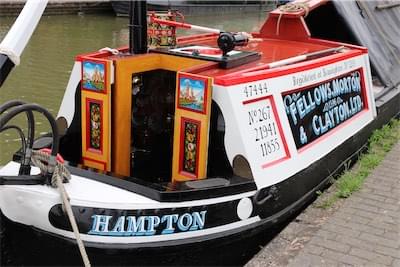  Canal Boat decoration on Hampton 