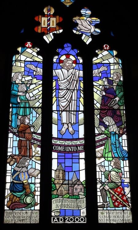 Millennium Window by Bill Davies in the Wirral