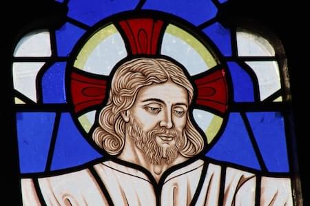 Figure of Christ from the Millennium Window