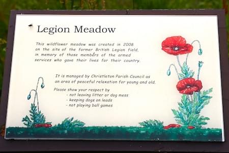 Legion Meadow Sign