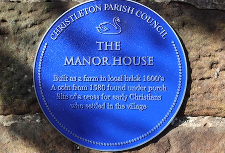 The Manor House Plaque