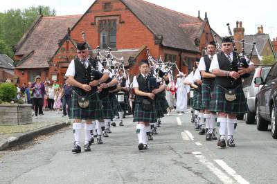  Wirral Pie Band at Christleton Village Fete 