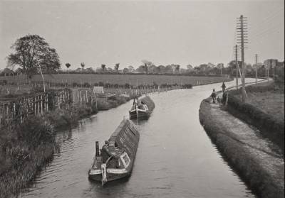  Horse Drawns Boats circa 1930 