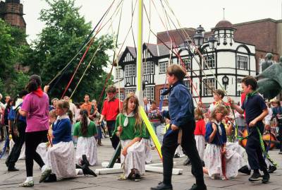  Spiders Web/ Maypole at Chester Town Hall 