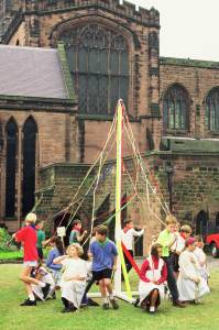  Maypole at Chester Mystery Plays 