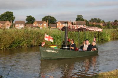  Steam Boat on the Canal at Rowton 