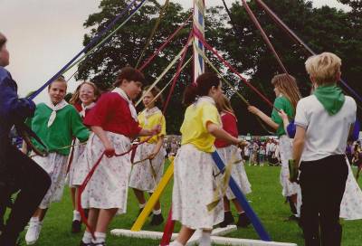  Maypole team at Christleton Fete 