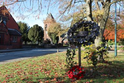  New World War I Memorial on the village green, Christleton 