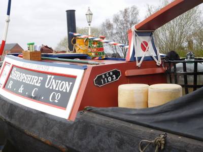  Cargo of Cheese on a Narrow Boat 