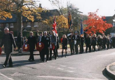  Remembrance Parade in Christleton, 2017 