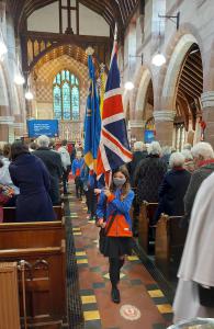  Parade of Standards Remembrance Day Christleton 2021 