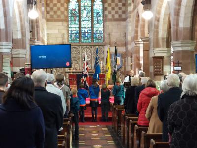  St. James', Christleton, Remembrance Day 2021 