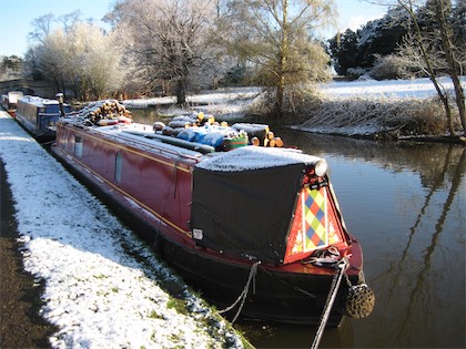 Narrowboats at Christleton