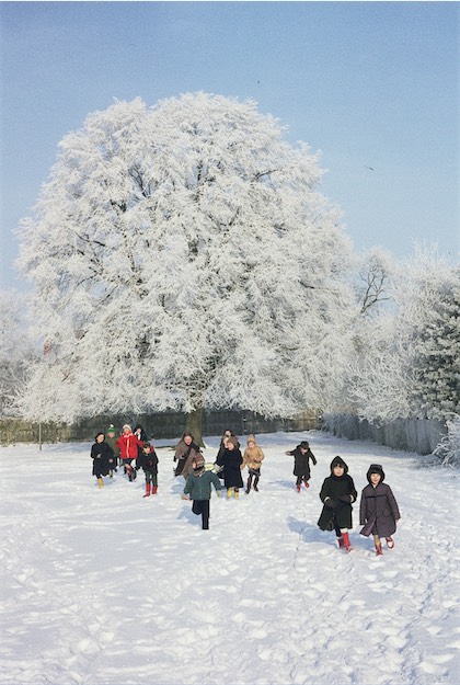 Infants in the School field, Christleton