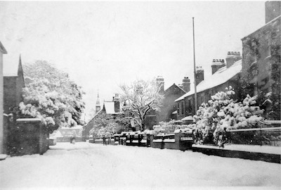  Pepper Street Christleton in the snow 