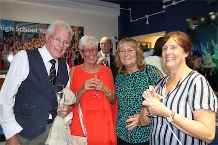  Phil with former students at 60th Reunion 