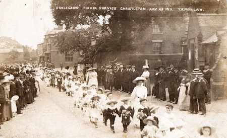 Christleton Flower Service Procession 1911