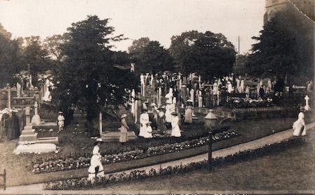 Flower Service in St. James' Churchyard