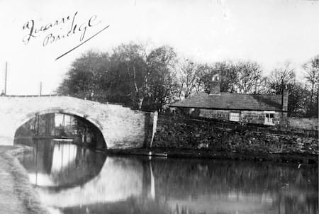 The Canal at Christleton and Quarry Cottages