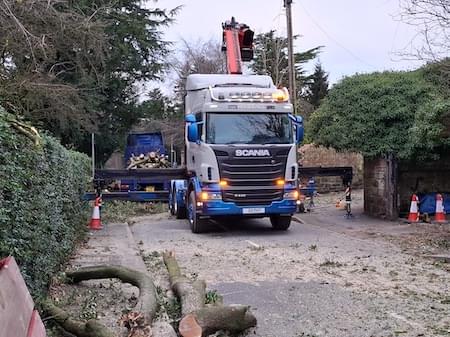 Crane in Pepper Street, Christleton